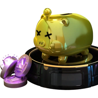 Eggy Party Shiny Coin Jar